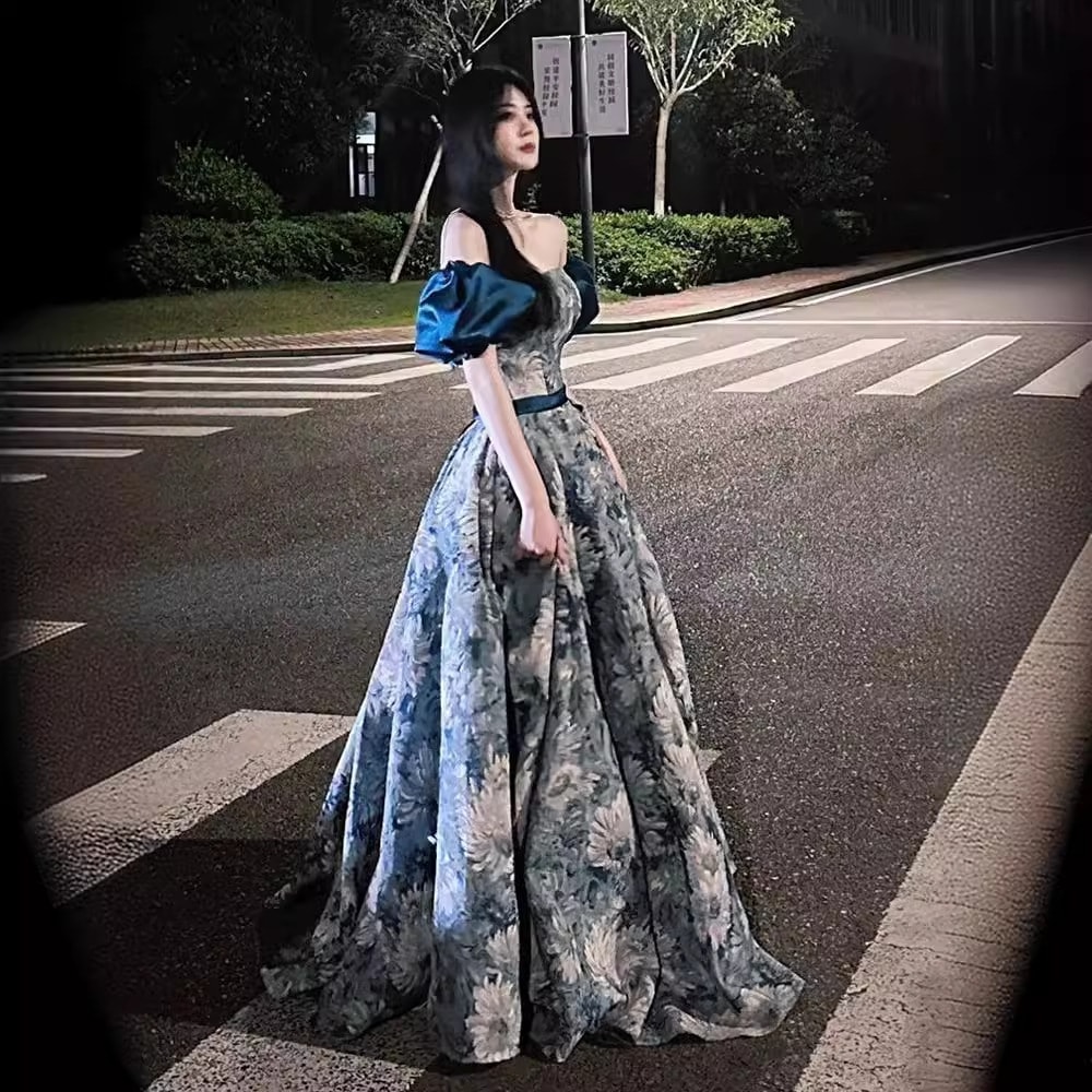 韓国ドレス パーティードレス 結婚式　ドレス ウェディングドレス 高級感 気質 結婚式 お呼ばれ 披露宴 二次会 ウェディング 発表会