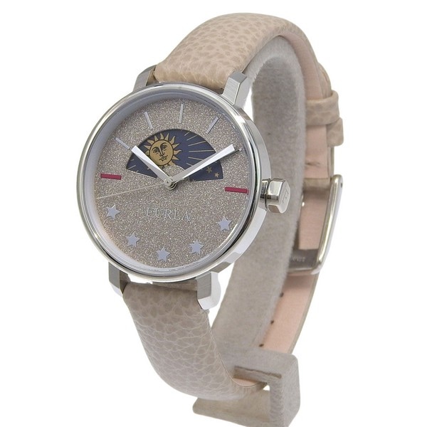 フルラ 腕時計 レディース SS×レザー ベージュ FURLA REA 33mm 3Ｈ VANIGLIA DIAL R4251118508