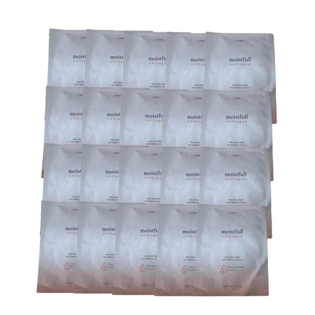 エチュード New 保湿たっぷりコラーゲンディープシートマスク1枚入り20枚