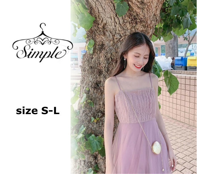 レディース ファッション ワンピース きれいめ ノースリーブ シフォン フレア セクシー ミモレ おしゃれ 春 夏 秋 韓国 20代 30代 4609