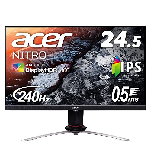 日本エイサー Acer ゲーミングモニター Nitro XV253QXbmiiprzx 24.5イン