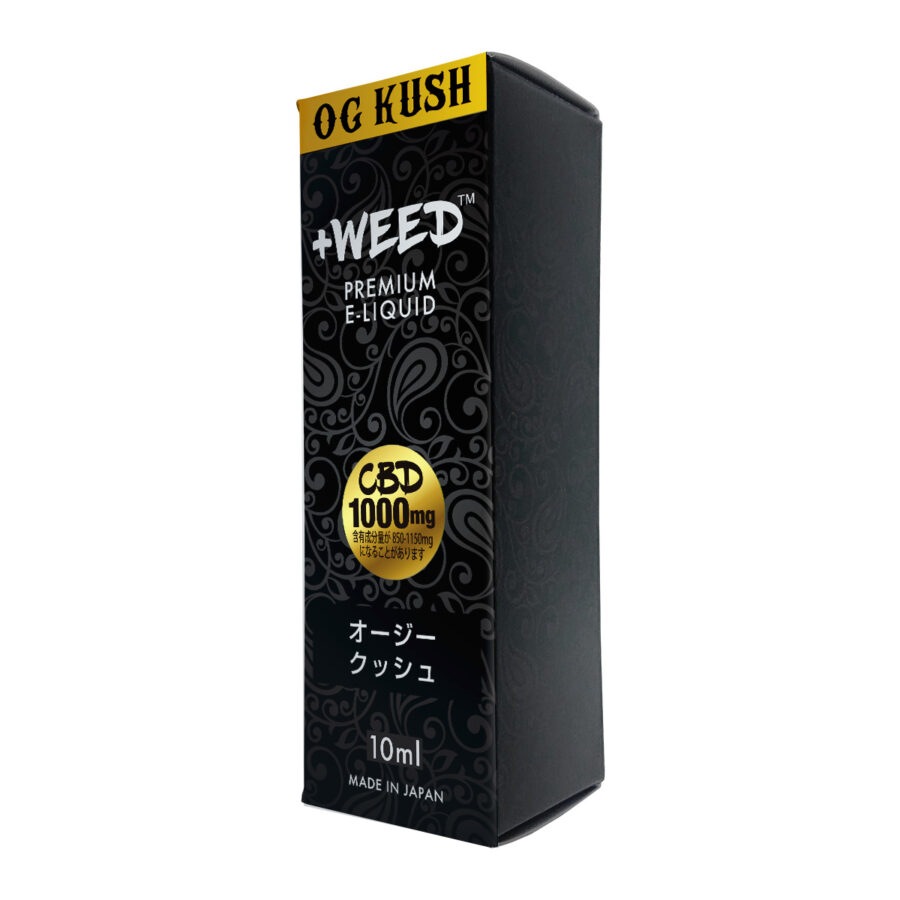 +WEED プラスウィード E-リキッド オージークッシュ CBD1000mg 容量10ml 吸うCBD 日本製 VAPE用 CBDリキッド vape cbdvapeセット 電子タバコ 11,965円
