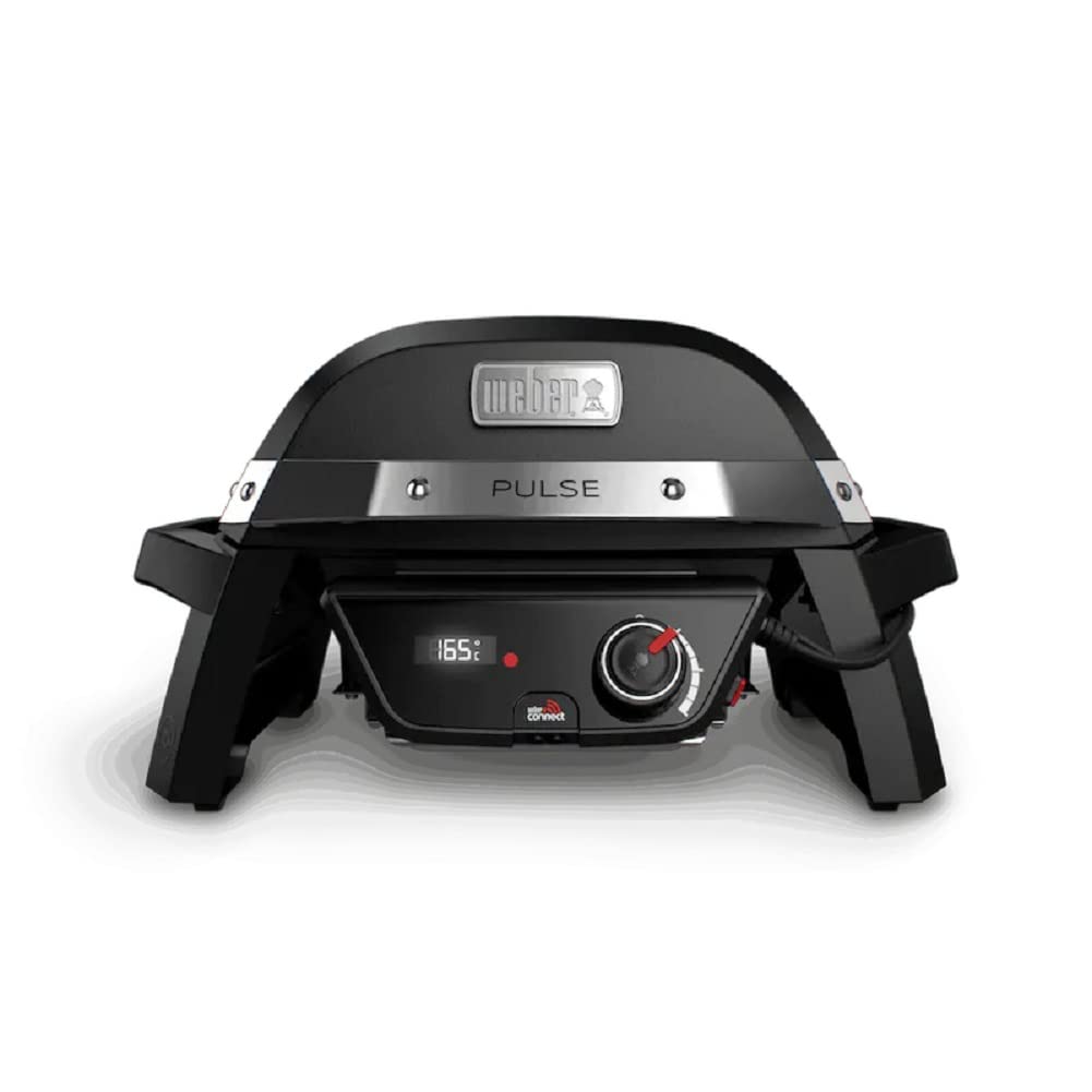 ウェーバー(Weber) 電気グリル バーベキューコンロ パルス PULSE 1000 スマートデバイス BBQ グリル 蓋付き キャンプ 卓上 81012013 【日本正規品 5年保証】