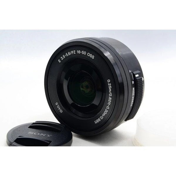【中古】ソニー SONY E f/3.5-5.6 PZ 16-50mm OSS SELP1650 美品 標準ズームレンズ