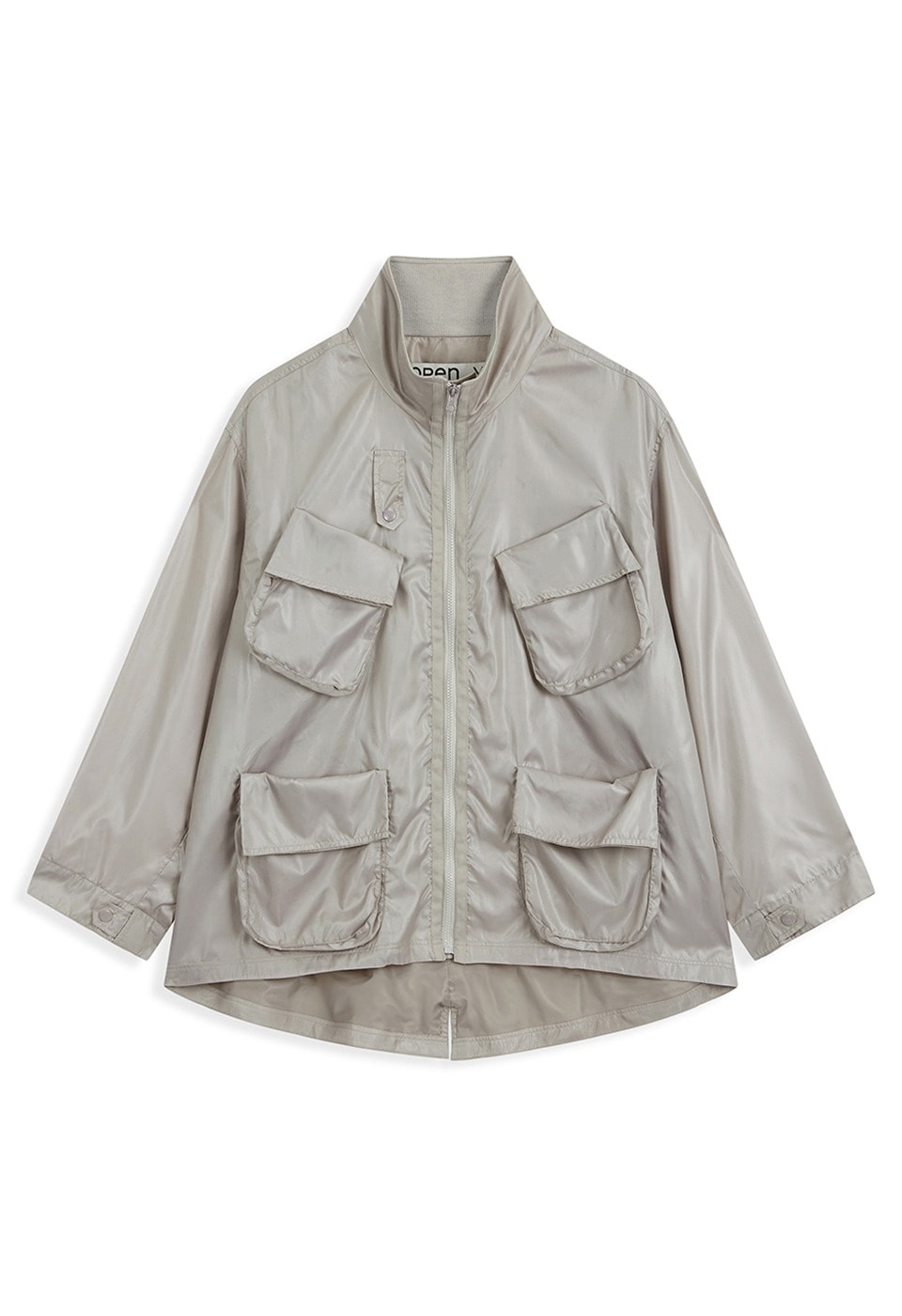 【OPEN Yy】 26SS CARGO POCKET WIND JACKET : GRAY
