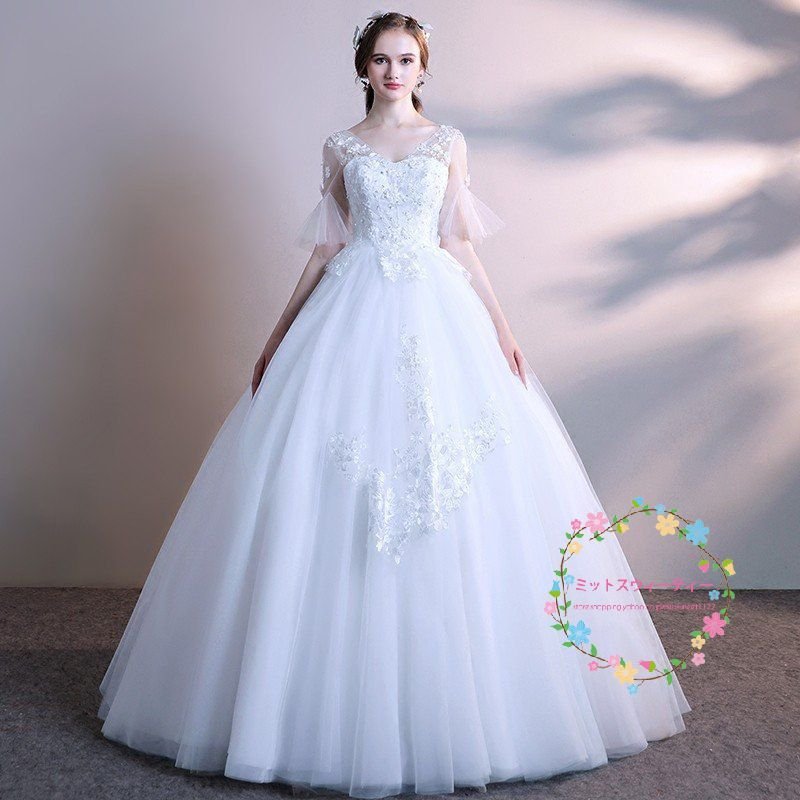 ウエディングドレス マタニティ エンパイア 花嫁 マタニティドレス 披露宴 ロングドレス ウエディン 12,244円