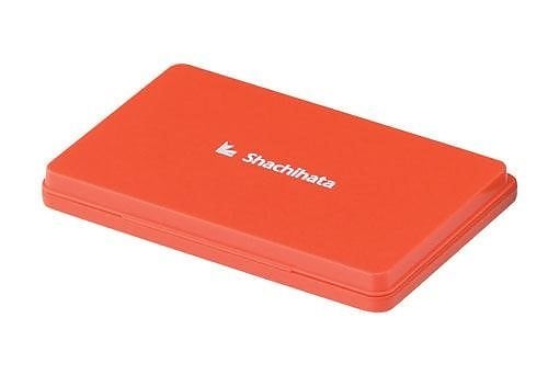 （まとめ買い）シャチハタスタンプ台 特大形 朱 HGN-4-OR 00067945 [x3]