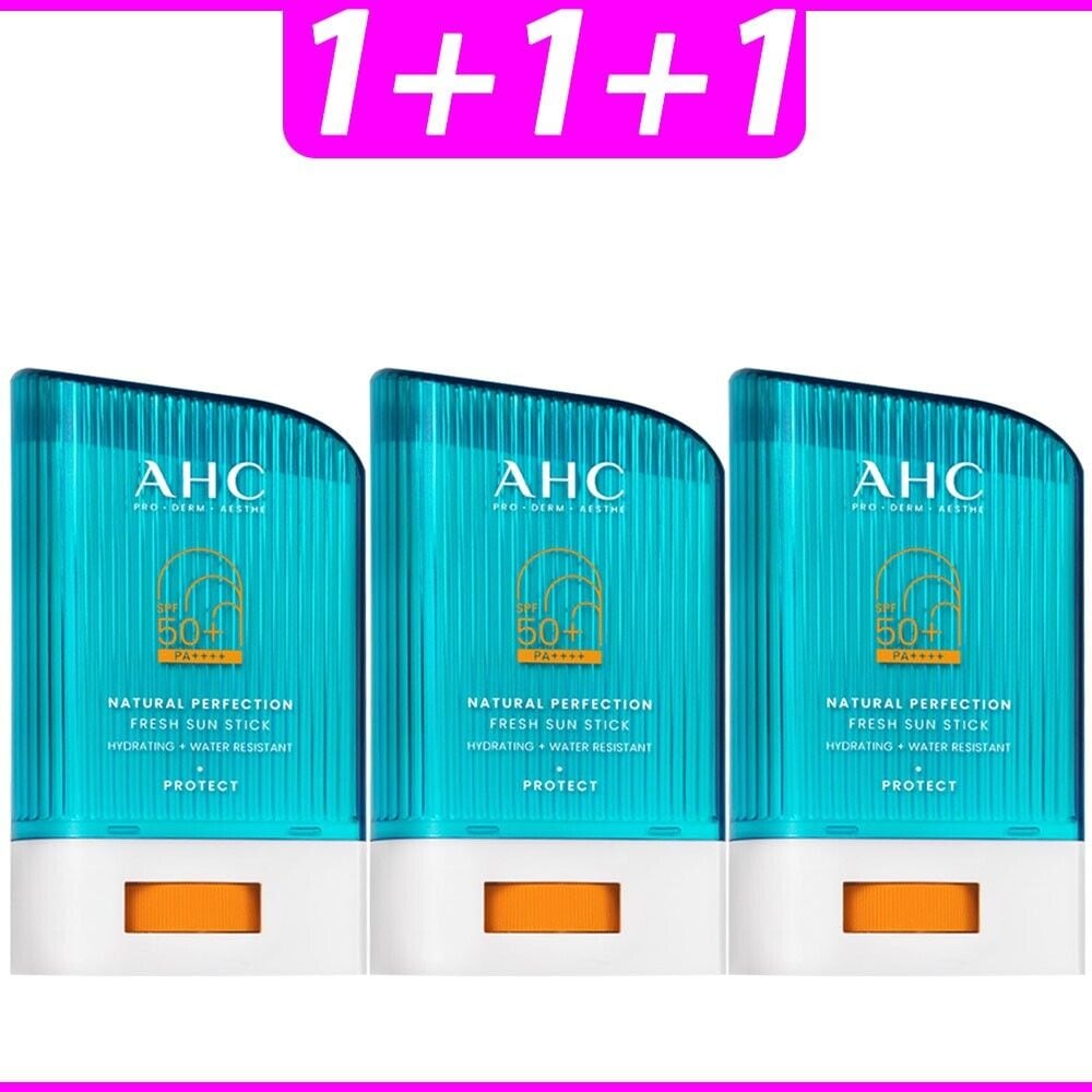 1+1+1 [22g BIG] AHC ナチュラルパーフェクション サンスティック ahc 日焼け止めスティック ahc サンスティック フレッシュ