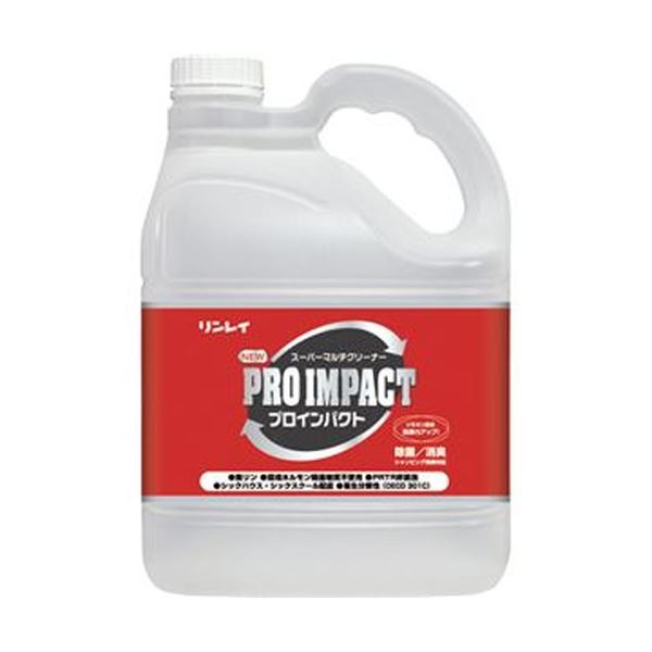 （まとめ）リンレイ NEW プロインパクト 4L 1本[x5セット]