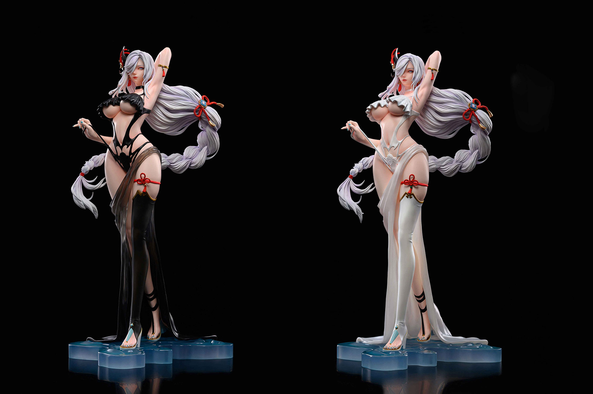 申鶴 しんかく フィギュア ランジェリーVer. 1/4スケール 塗装済み完成品 ガレージキット S.S 限定販売 スタチュー