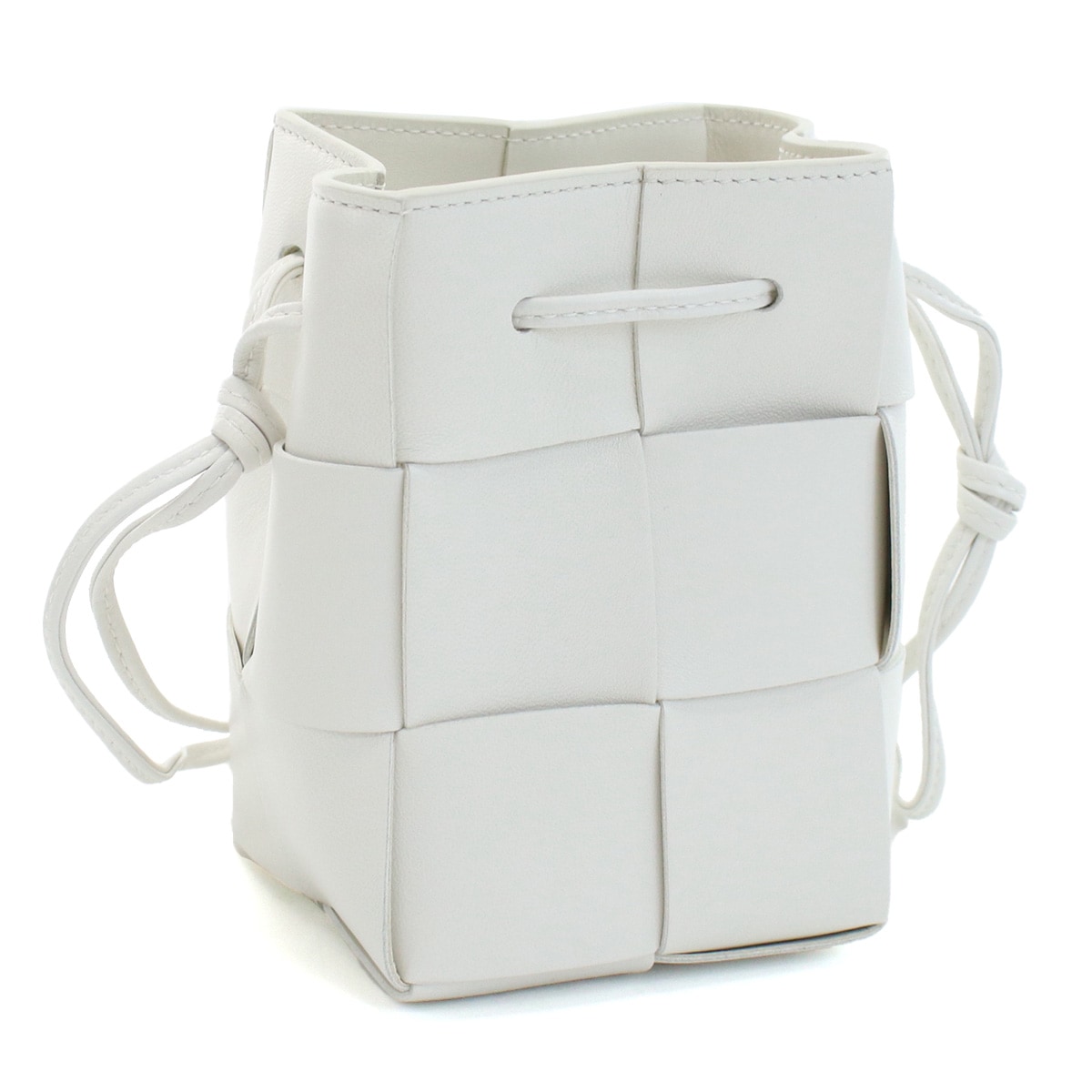 BOTTEGA VENETA ボッテガ・ヴェネタ 680217 斜め掛け ショルダーバッグ ホワイト系 ホワイト レディース