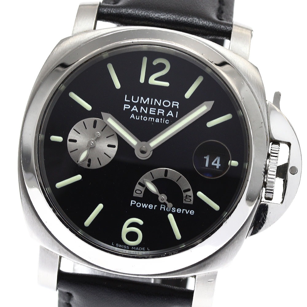 パネライ PANERAI PAM00125 ルミノール デイト パワーリザーブ 自動巻き メンズ 箱・保証書付き_884484【中古】