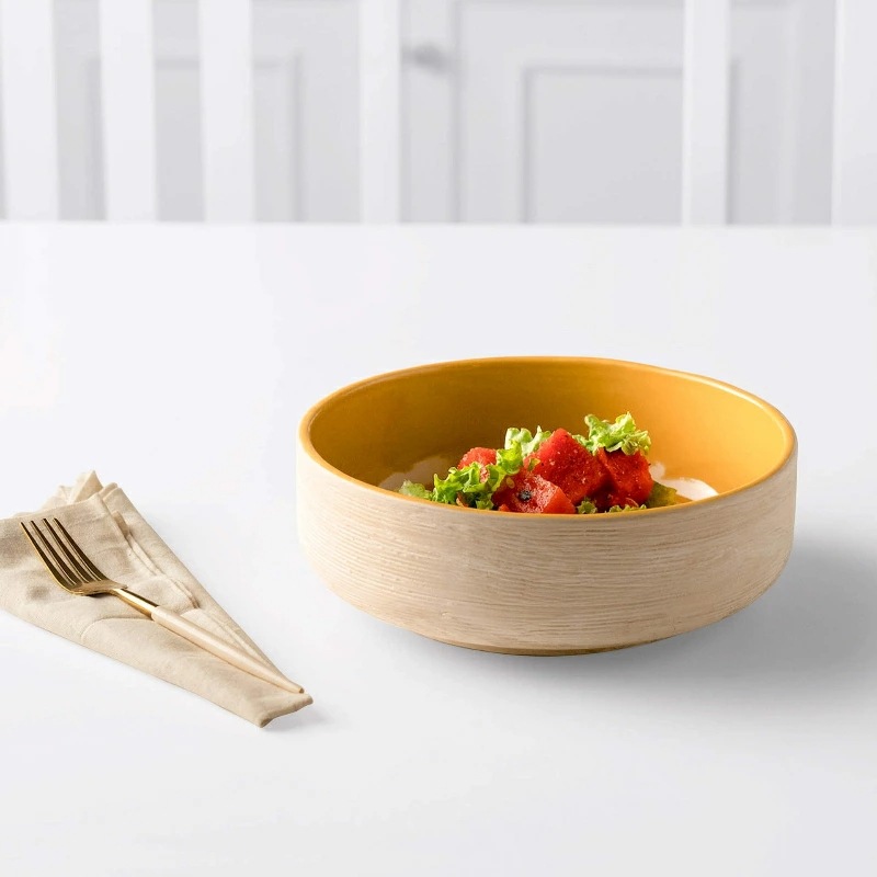 アンバーラブ セラミックサラダボウル / Amber Love Ceramic Salad Bowl (送料無料 Free Shipping)