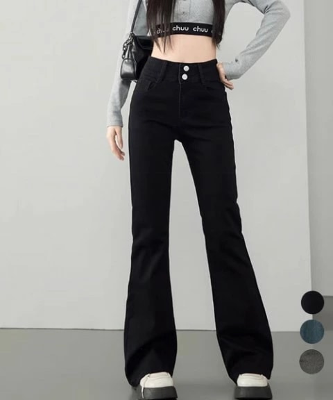 セミフレアデニムパンツ 美脚デニムパンツ ロングパンツ タイトデニム 無地 レディース大きいサイズ レディース 秋冬 下着 ボトムス ストレート スキニー ショーツ pants