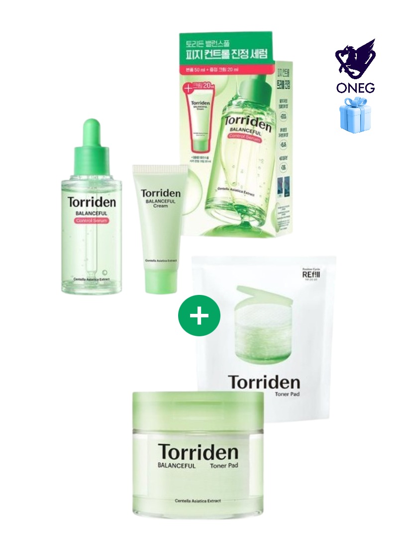 [企画セット] バランスフルシカセラム50ml (+クリーム 20ml) + [1 + 1] バランス フル シカトナーパッド 60枚 (リフィル企画)/ 韓国化粧品/ トラブルケア/ 皮脂ケ