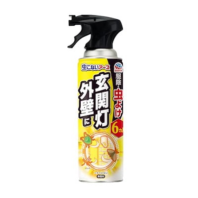 他サイト： 虫こないアース 害虫駆除スプレー 450ml 網戸 ベランダ 侵入防止 害虫 対策 屋外 忌避 カメムシ 蛾 コバエの商品画像