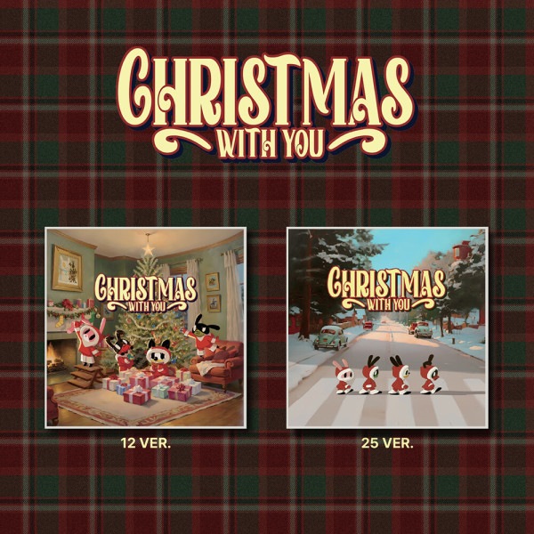 【予約】 (2 Ver./ セット) BANG JUNG YOO MOON - Christmas Special Album Christmas With You
