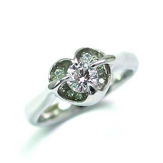 (Brand アニーベル) Pt ダイヤモンドデザインリング（婚約指輪エンゲージリング）楽ギフ_包装02P26Mar16