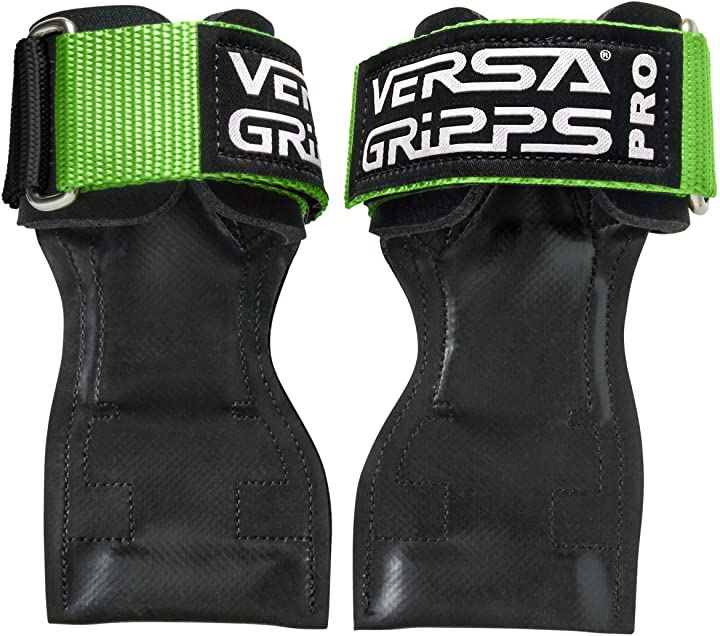 VERSA GRIPPS PRO オーセンティック サポーター パワーグリップ( ネオンライムグリーン/ブラック, Med/Large：手首18.2-20.3cm)