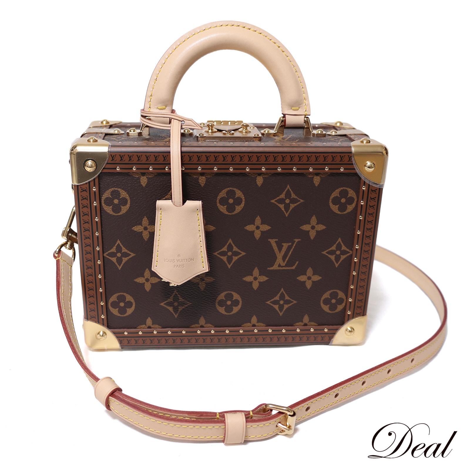 未使用 保管品 ルイ・ヴィトン プティット ヴァリーズ モノグラム M20468 ブラウン レディース ショルダーバッグLV