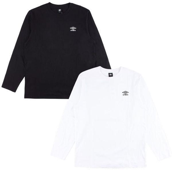 エッセンシャル刺繍ロゴ長袖Tシャツ UQ121CRL19_P413559442