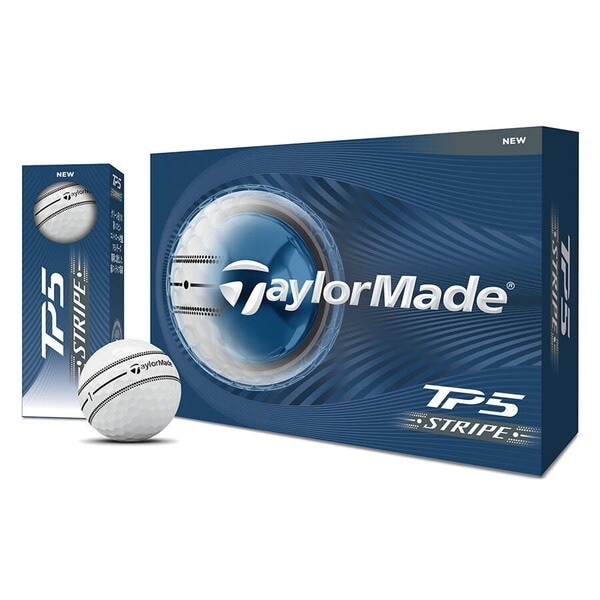 日本正規品 TP5 ストライプ ゴルフボール 2026年モデル 1ダース(12個入り) ホワイト