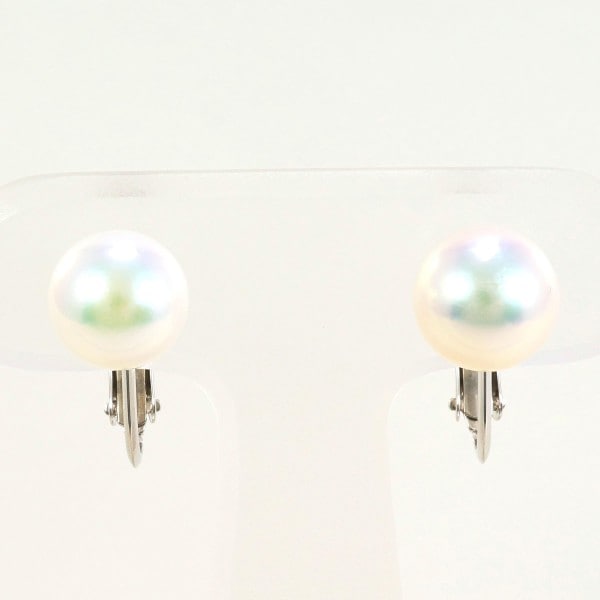 K14 14金 WG ホワイトゴールド イヤリング パール(真珠) ジュエリー 中古