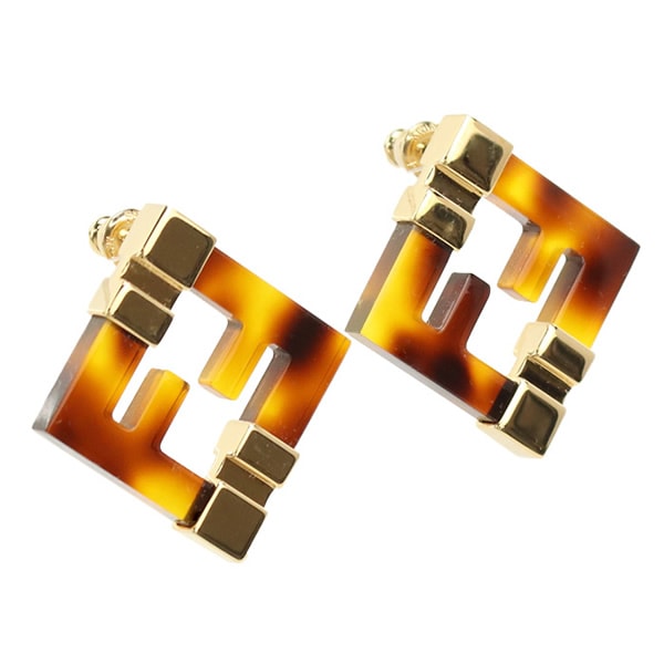 ピアス 8AK946 Forever ブラウン ゴールド