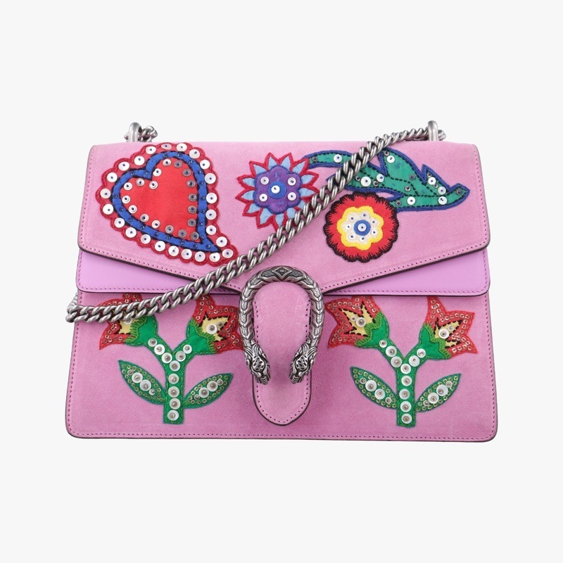 ディオニュソスピンク×マルチカラースエード403348F021096691中古