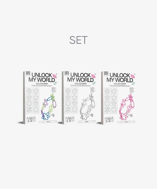 [正品] fromis_9 - 1st Album ‘Unlock My World’ (Set)