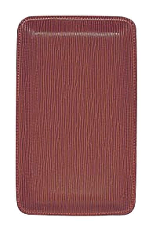 （まとめ買い）シンビ MS-205 合皮キャッシュトレイ 茶 [x3]