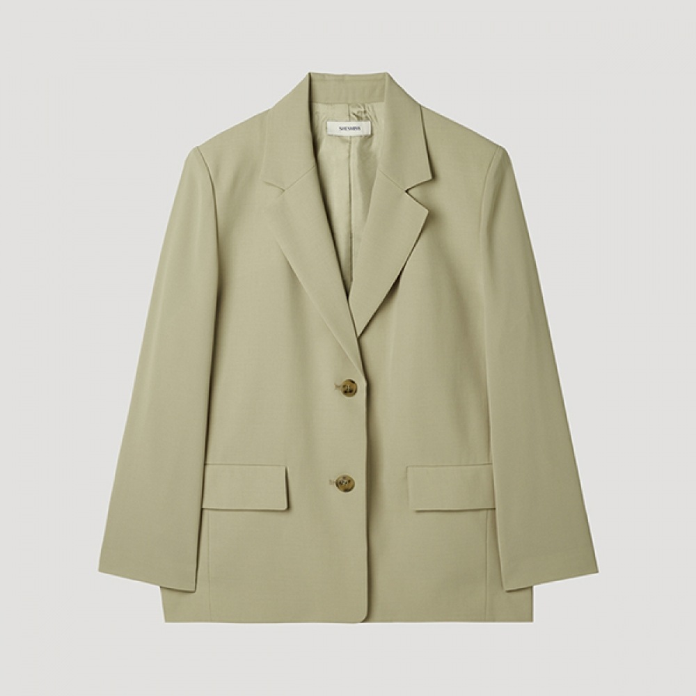 [シースミス] シングルブレストツーボタンジャケット_SWSJKP22010