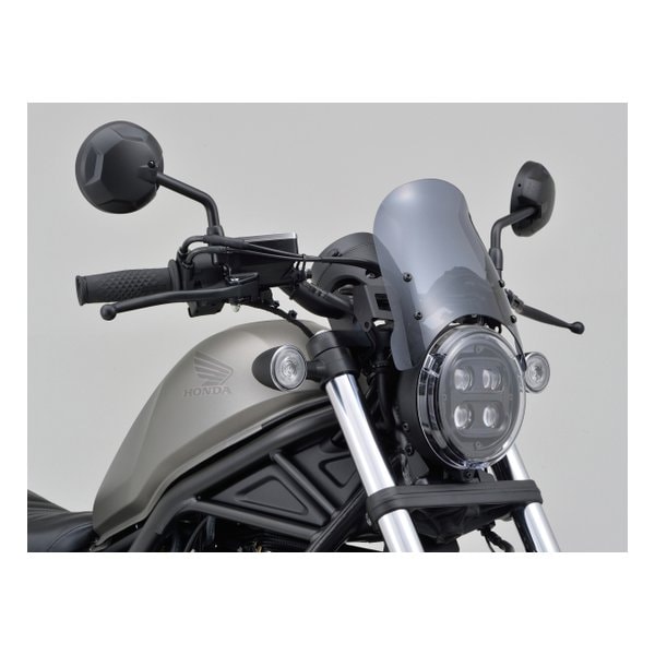 ウインドシールド スモーク レブル 250 / 500 20 エアロバイザー D17733
