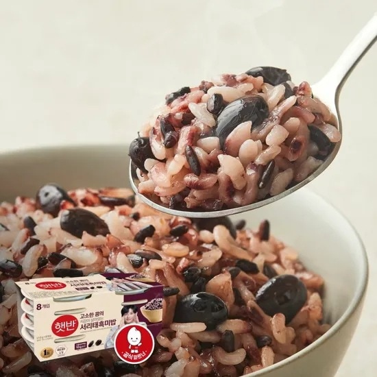 いつも おいしい おうちごはん - ヘッパン ソリテ 黒豆黒米ご飯 210g (8個入り 3個)