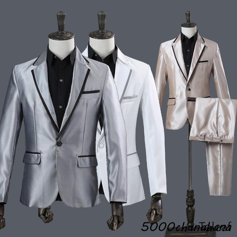 [本日のセール]スーツ ビジネススーツ メンズ ステージ衣装 カラースーツ ズボン 蝶ネクタイ 舞台コスプレ衣装 忘年会 新年 パーティー ダンス衣装