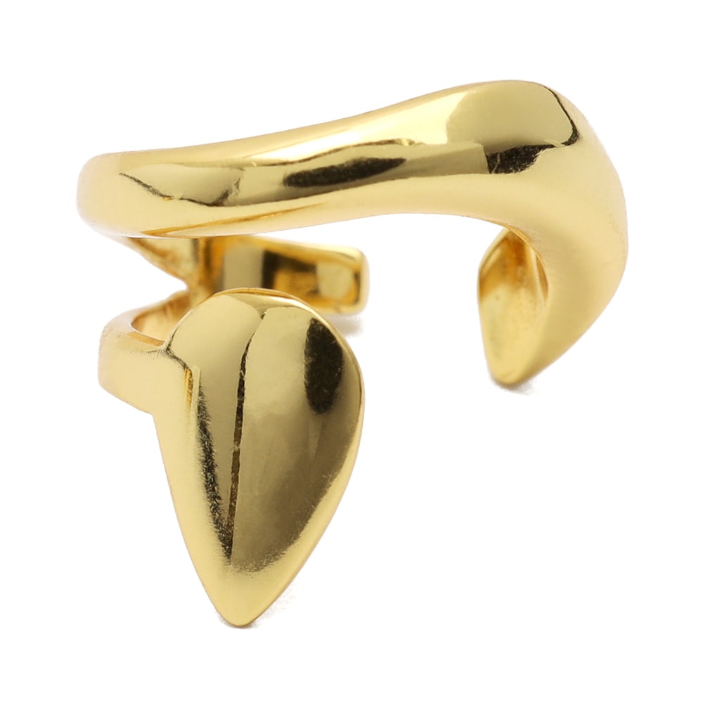 925 イヤーカフ 雫型 ダブルライン [cec069]