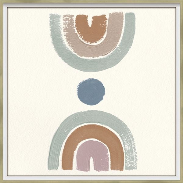 ユーパワー アブストラクトコレクション Gel加工 アートフレーム モイラ/ハーシー「デザート レインボー」