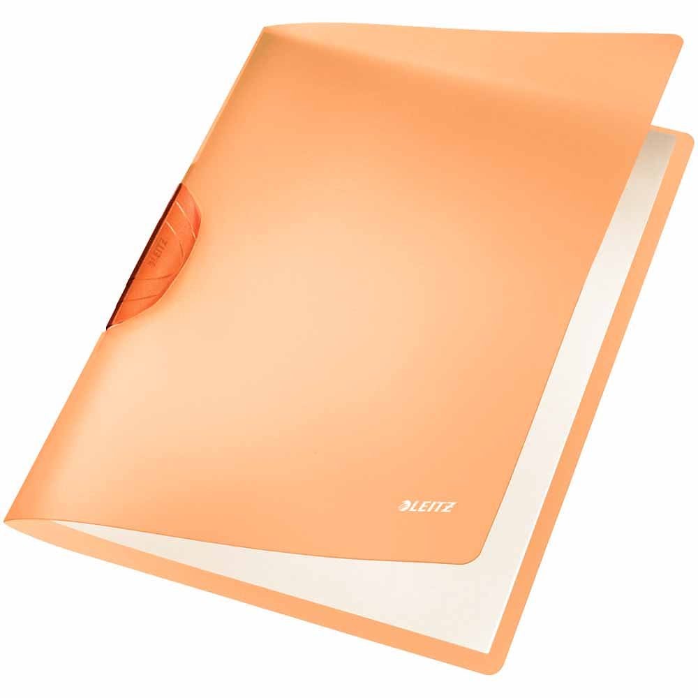 LEITZ 新品未使用 ライツ カラークリップファイルレインボー 【海外限定】 4176-00-45 オレンジ A4