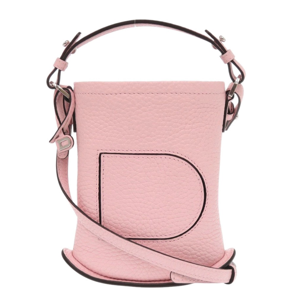 未使用品 Pin Toy パン トイ AA0608 ショルダーバッグ レザー ピンク 0206【中古】 レディース