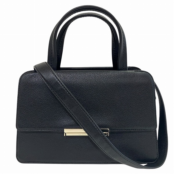 ケイト・スペード ブラック レザー バッグ ハンドバッグ ショルダーバッグ レディース