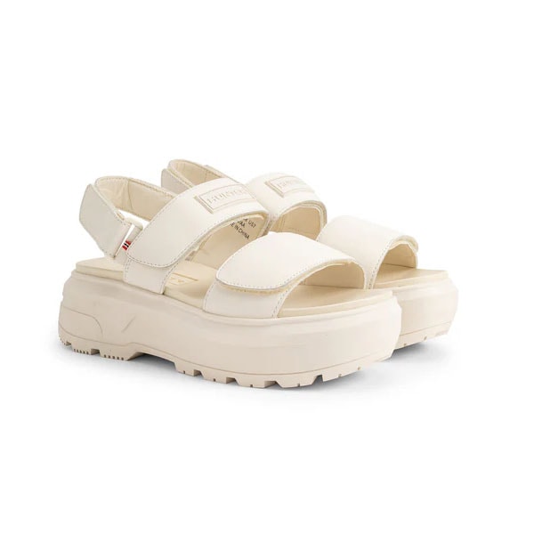 返品交換不可 在庫一掃セール ハンター HUNTER ユニセックス シティ リベル レザー ヒール ストラップ サンダル UFD3110LEA-CCR シューズ 即納 12,451円