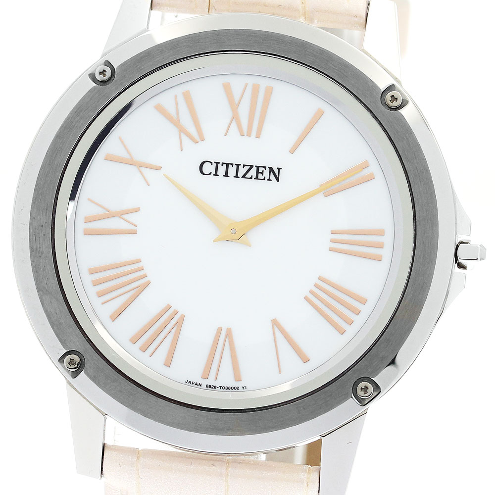 シチズン CITIZEN EG9000-01A エコドライブ ワン ソーラー レディース 極美品 箱・保証書付き_874374【中古】