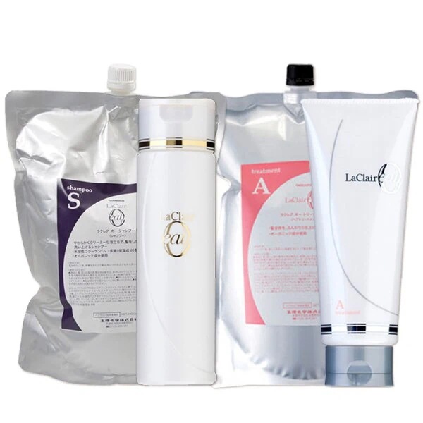 ラクレア オー シャンプーSスムース200+2000mL+トリートメントAエアリー230+2000g