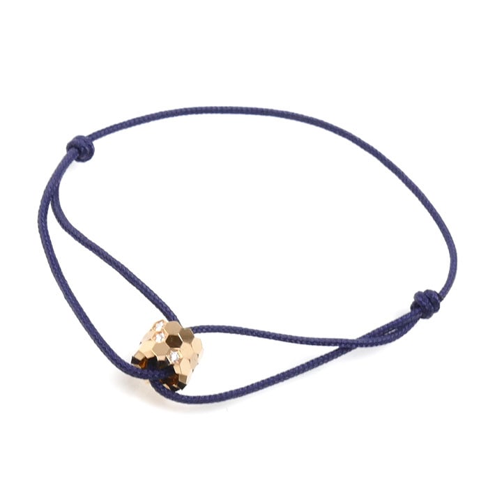 Chaumet ショーメ K18PG ピンクゴールド ビーマイラブ ブレスレット 085785-000 ダイヤモンド 2.7g レディース 中古
