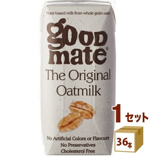 ハルナプロデュース グッドメイト オーツミルク オリジナル 180ml 1ケース (36本)