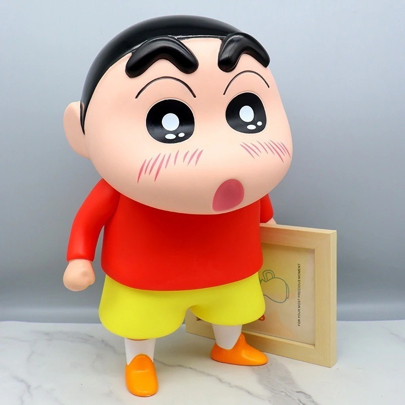 【急速出荷!】しんちゃん アニメ クレヨン 野原しんのすけ 大きなかわいいビニール人形モデルハンドフィギュア