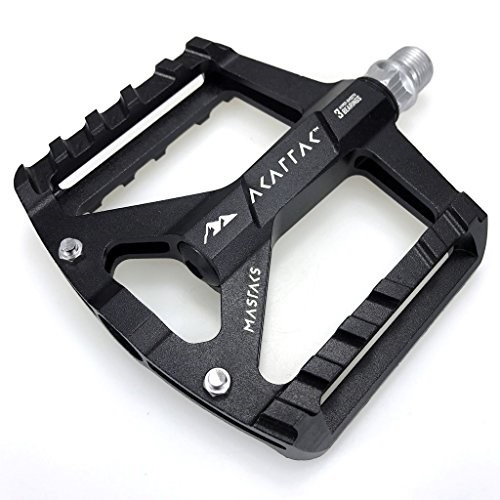 AKATTAK 充実の品 Aluminum Alloy Mountain Bike 【送料無料/新品】 Pedals Black Set Luxury Gift 2 9 Axle Packagi of 16