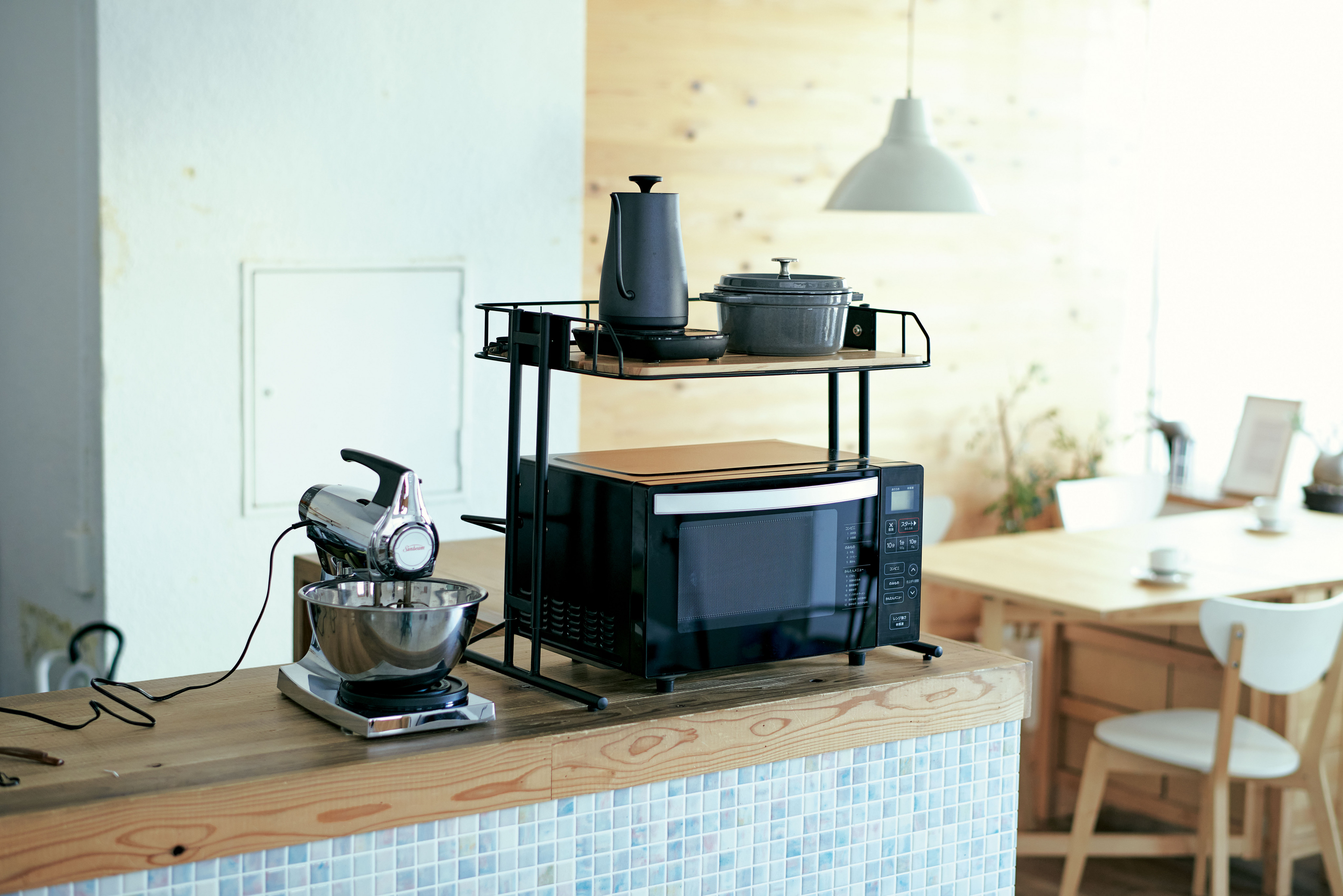 ビーワイケージマイクロウェーブラック BY Cage Microwave Rack