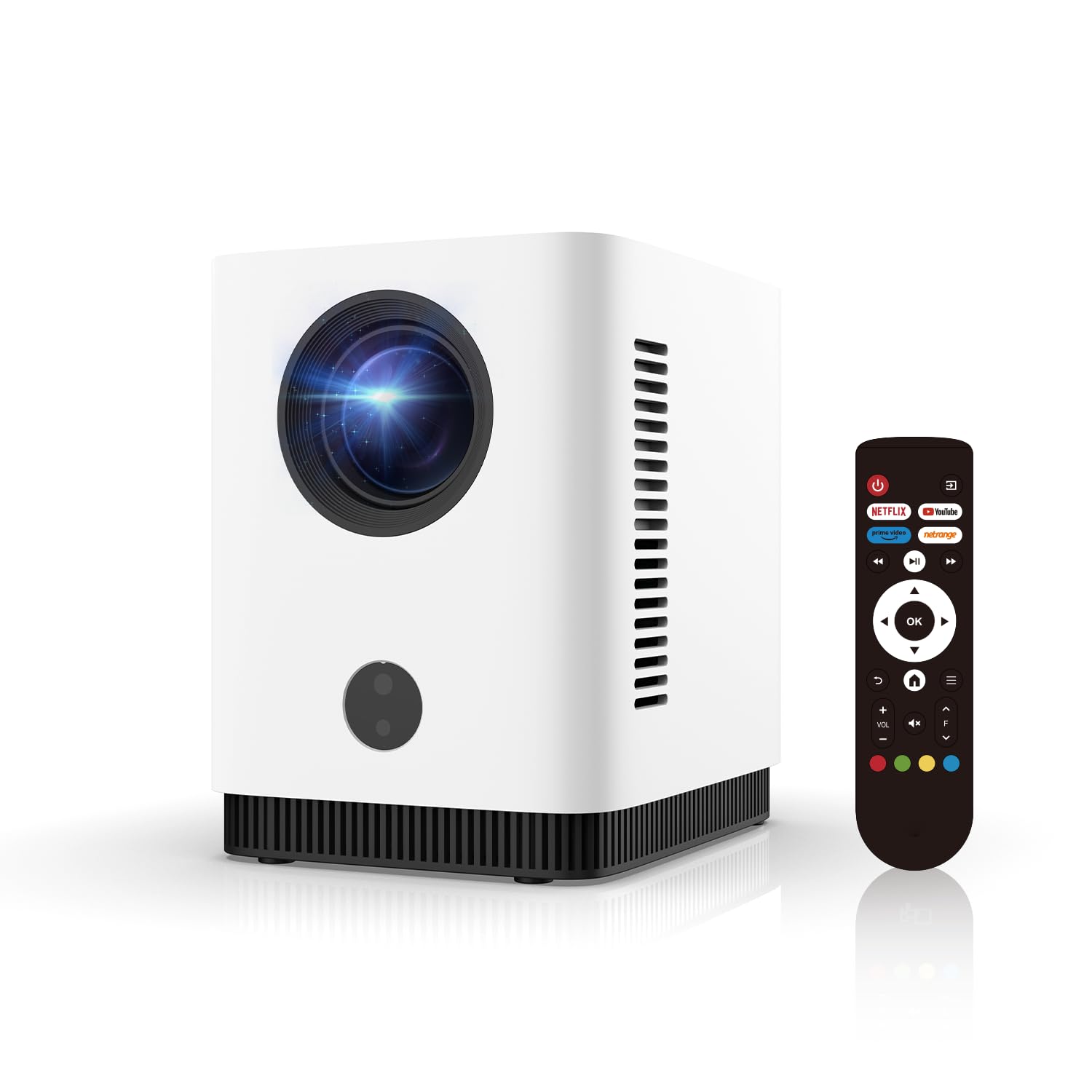 FPDプロジェクター【公式Netflix認定】1080PフルHD 高輝度 Wi-Fi6搭載・Dolby Audio対応 自動フォーカス・自動台形補正 ぷろじえくたー家庭用 小型・160インチ大画面投影