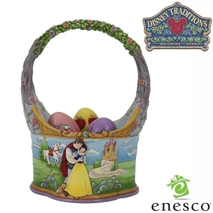 enesco(エネスコ) Disney Traditions 白雪姫 85周年アニバーサリー バスケット＆エッグ ディズニー フィギュア コレクション 人気 ブランド ギフト クリスマス 贈り物 プ